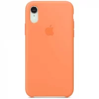Чехол Silicone Case OEM для iPhone XR Papaya