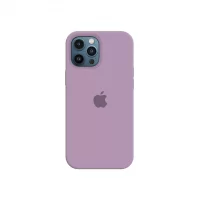 Силиконовый чехол c закрытым низом Apple Silicone Case для iPhone 12 Pro Max Blue Berry