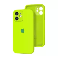 Силиконовый чехол с закрытой камерой Apple Silicone Case для iPhone 12 mini Juicy Green