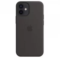 Чехол Silicone Case MagSafe для iPhone 12 Black
