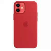 Чехол Silicone Case MagSafe для iPhone 12 Red