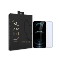 Стекло с рамкой iLera DeLuxe FullCover Glass Light Saphir for iPhone 13 Pro Max (устойчево к царапинам)