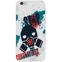 Силиконовый чехол Remax Apple iPhone 6 4.7 Stop coronavirus