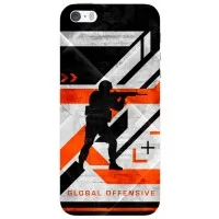 Силиконовый чехол Remax Apple iPhone 5 / 5S CS:Go Asimov
