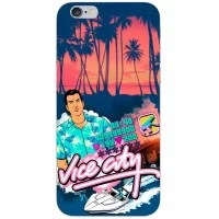 Силиконовый чехол Remax Apple iPhone 6 4.7 GTA Vice City