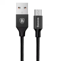 Кабель USB Baseus Yiven microUSB 2A 1m черный