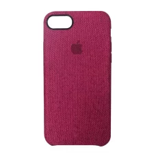 Тканевый чехол для iPhone 7/8 Hiha Canvas Pattern Case розовый