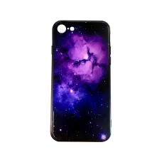 Чехол для iPhone 7/8 Glossy Galaxy фиолетовый