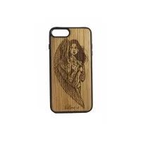 Чехол для iPhone WoodBox из натурального дерева "Angel Of Death"