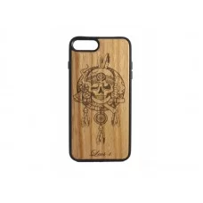 Чехол для iPhone WoodBox из натурального дерева "Mortal Peace"