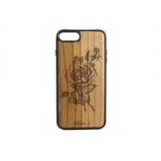 Чехол для iPhone WoodBox из натурального дерева "Роза"