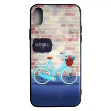 Чехол Glass Case для iPhone Happiness