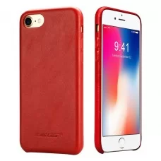 Чехол Jisoncase для iPhone 8/7 Leather Red
