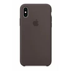 Силиконовый чехол Apple Silicone Case Cocoa для iPhone Xs Max