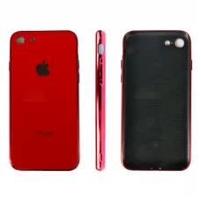 Чехол для iPhone 7/8 Glass Logo Case Red (Красный)
