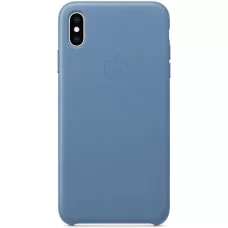 Кожаный чехол Apple Leather Case Cornflower для iPhone X / Xs