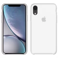 Силиконовый чехол Apple Silicone Case White для iPhone Xr
