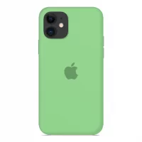 Силиконовый чехол Apple Silicone Case Salad для iPhone 12