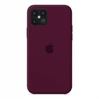 Силиконовый чехол Apple Silicone Case Marsala для iPhone 12 MIni