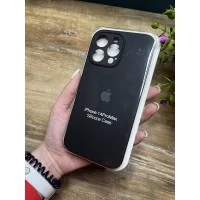 Силиконовый чехол c закрытой камерой Apple Silicone Case Black для iPhone 14 Pro Max