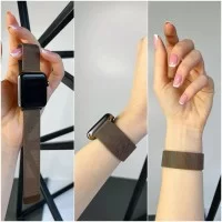 Ремінець металевий  міланська петля  для годинника Apple Watch 38 / 40 / 41 mm ( №9 )